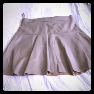 Banana Republic leather skirt